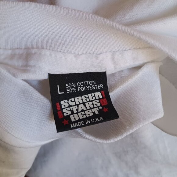 Vintage Mens T-shirt Single Stitch Large 1990's Nebraska Cornhusker State Games - Picture 3 of 5